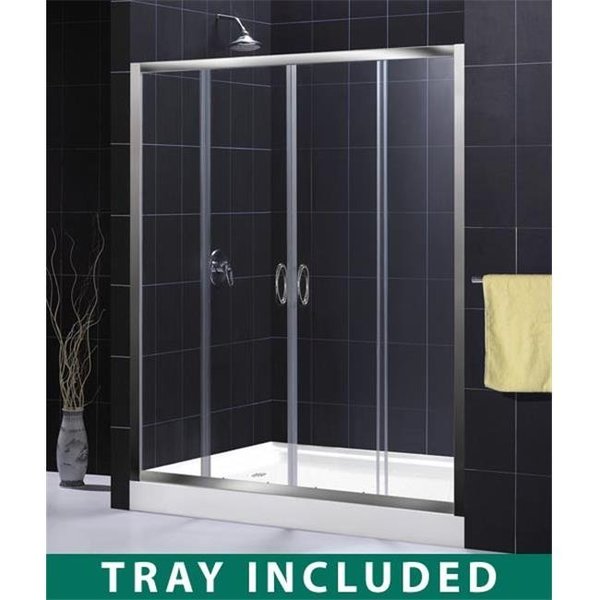 Dreamline DreamLine SHDR-1160726-01 Visions Shower Door - Chrome SHDR-1160726-01